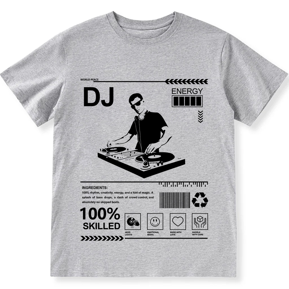 DJ Unisex Fit Cotton T-Shirt wearishow