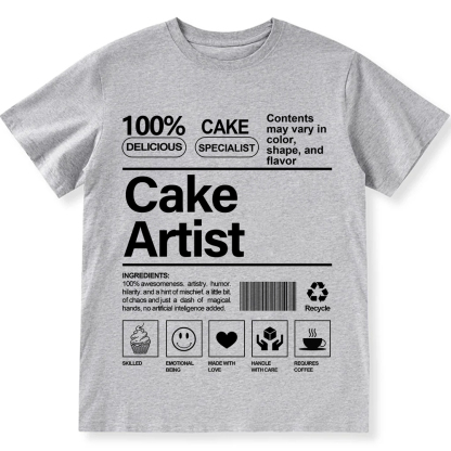 Cake Artist  Unisex Fit Cotton T-Shirt wearishow