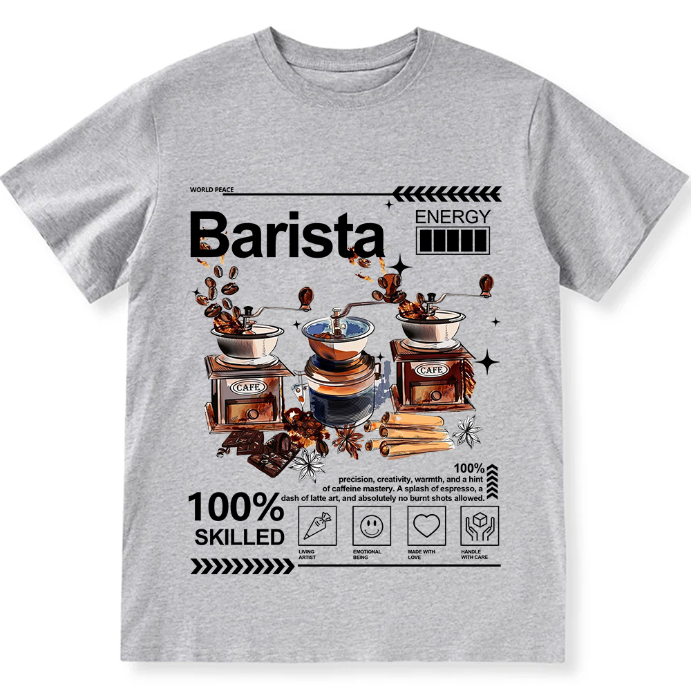 Barista  Unisex Fit Cotton T-Shirt wearishow