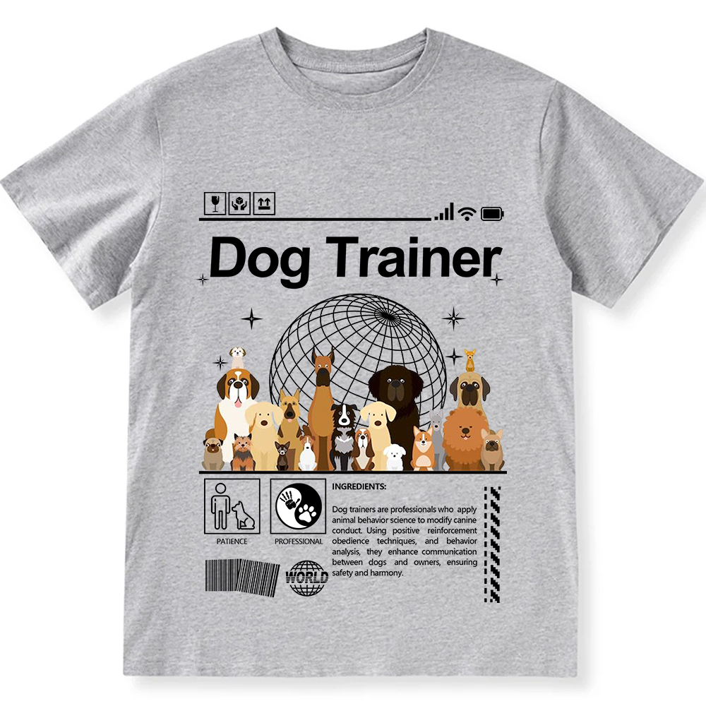 Dog Trainer Unisex Fit Cotton T-Shirt wearishow