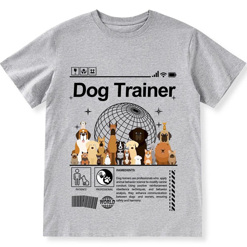 Dog Trainer Unisex Fit Cotton T-Shirt wearishow