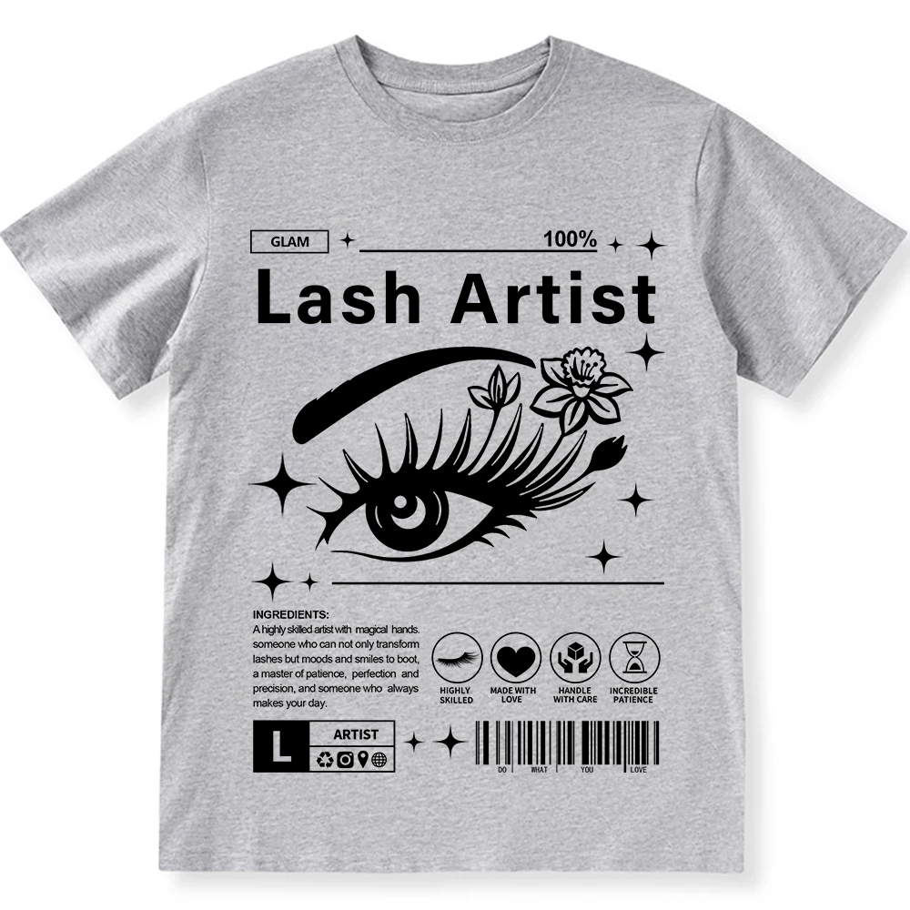 Lash Artist Unisex Fit Cotton T-Shirt wearishow