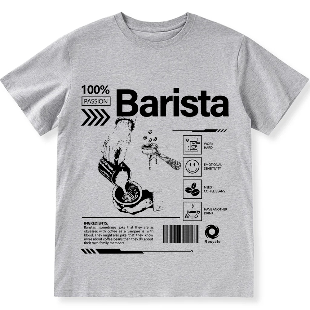 Barista  Unisex Fit Cotton T-Shirt wearishow