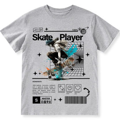 Skate Player Unisex Fit Cotton T-Shirt wearishow