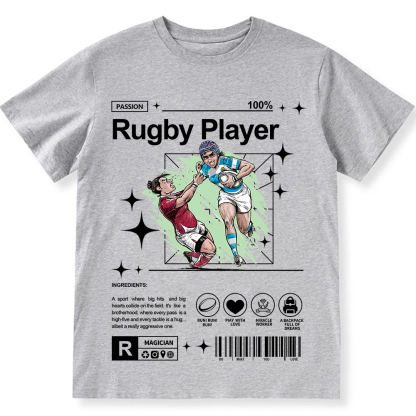 Rugby Player Unisex Fit Cotton T-Shirt wearishow