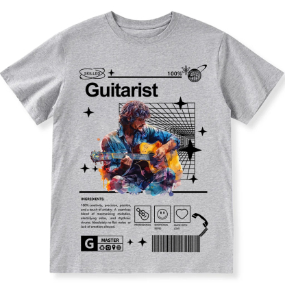 Guitarist Unisex Fit Cotton T-Shirt wearishow