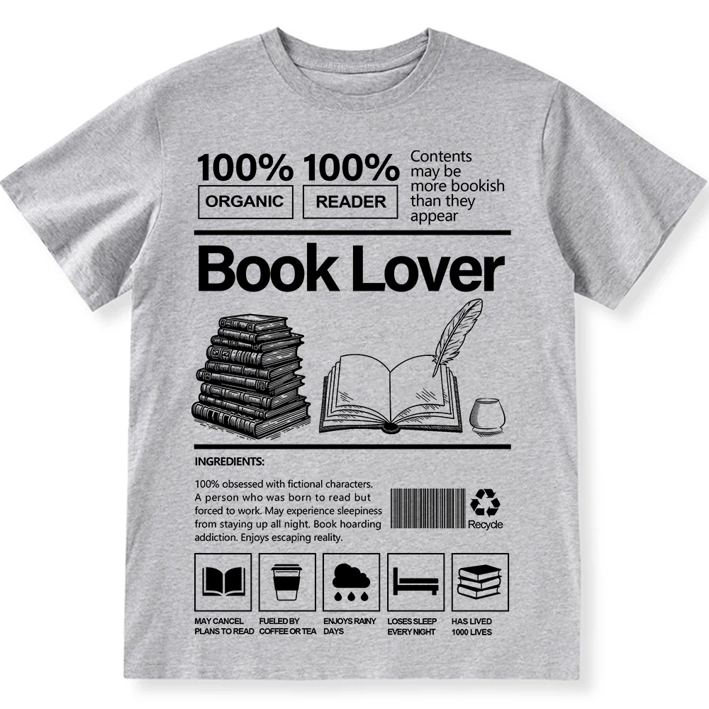 Book Lover Unisex Fit Cotton T-Shirt wearishow