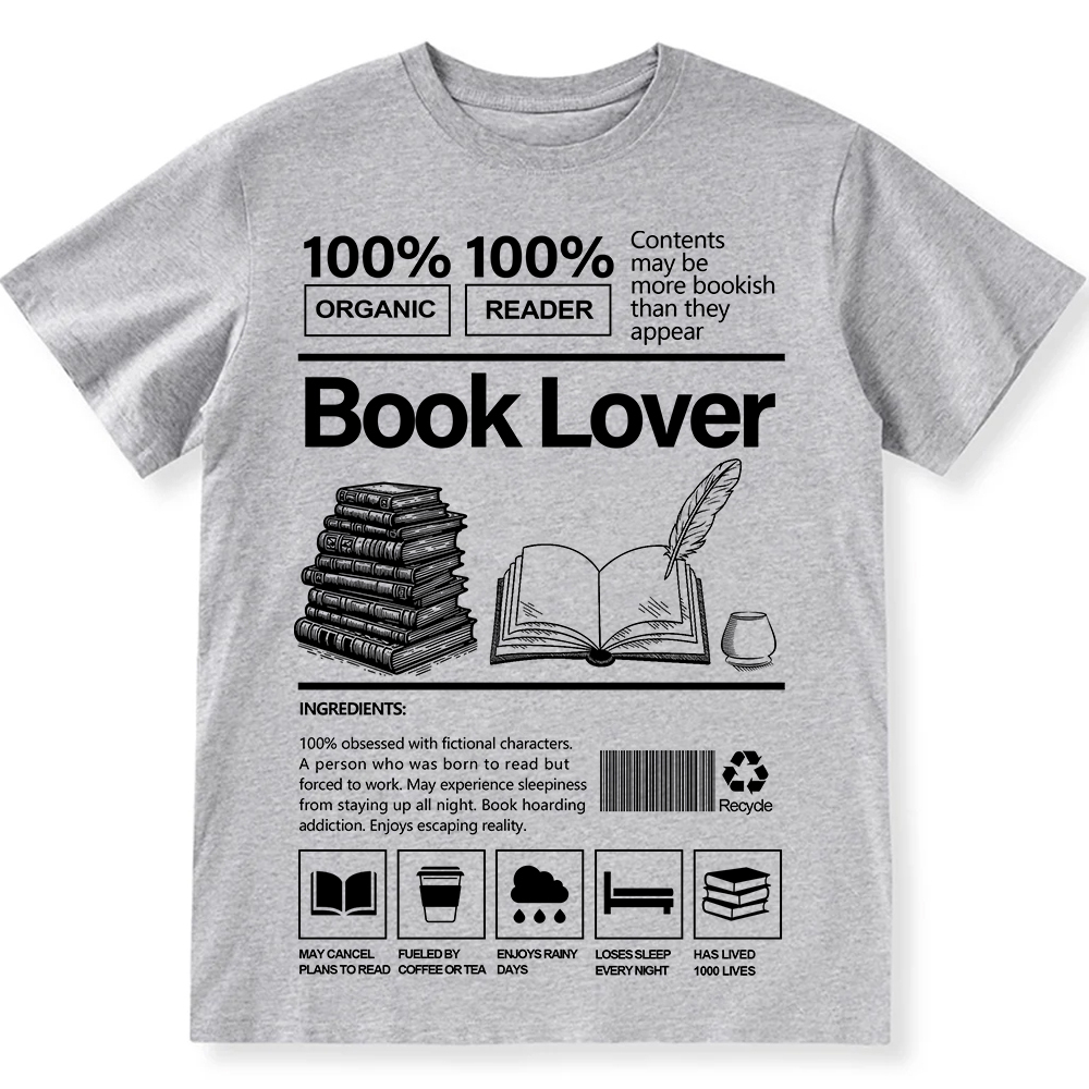 Book Lover Unisex Fit Cotton T-Shirt wearishow