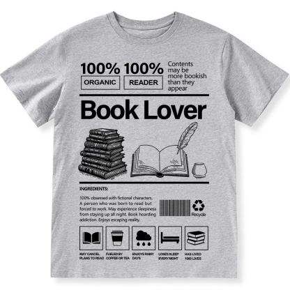 Book Lover Unisex Fit Cotton T-Shirt wearishow