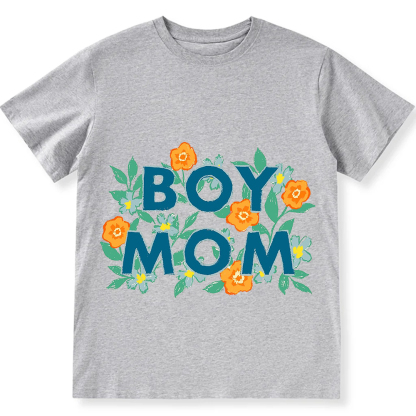 Boy Mom Unisex Fit Cotton T-Shirt wearishow