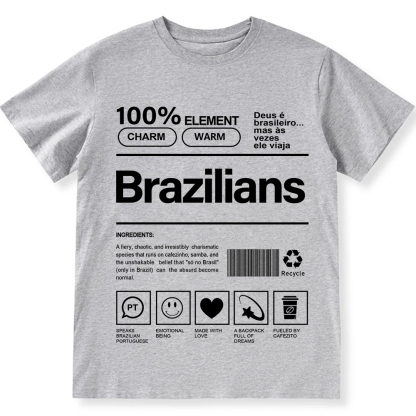 Brazilians Unisex Fit  Cotton T-Shirt wearishow