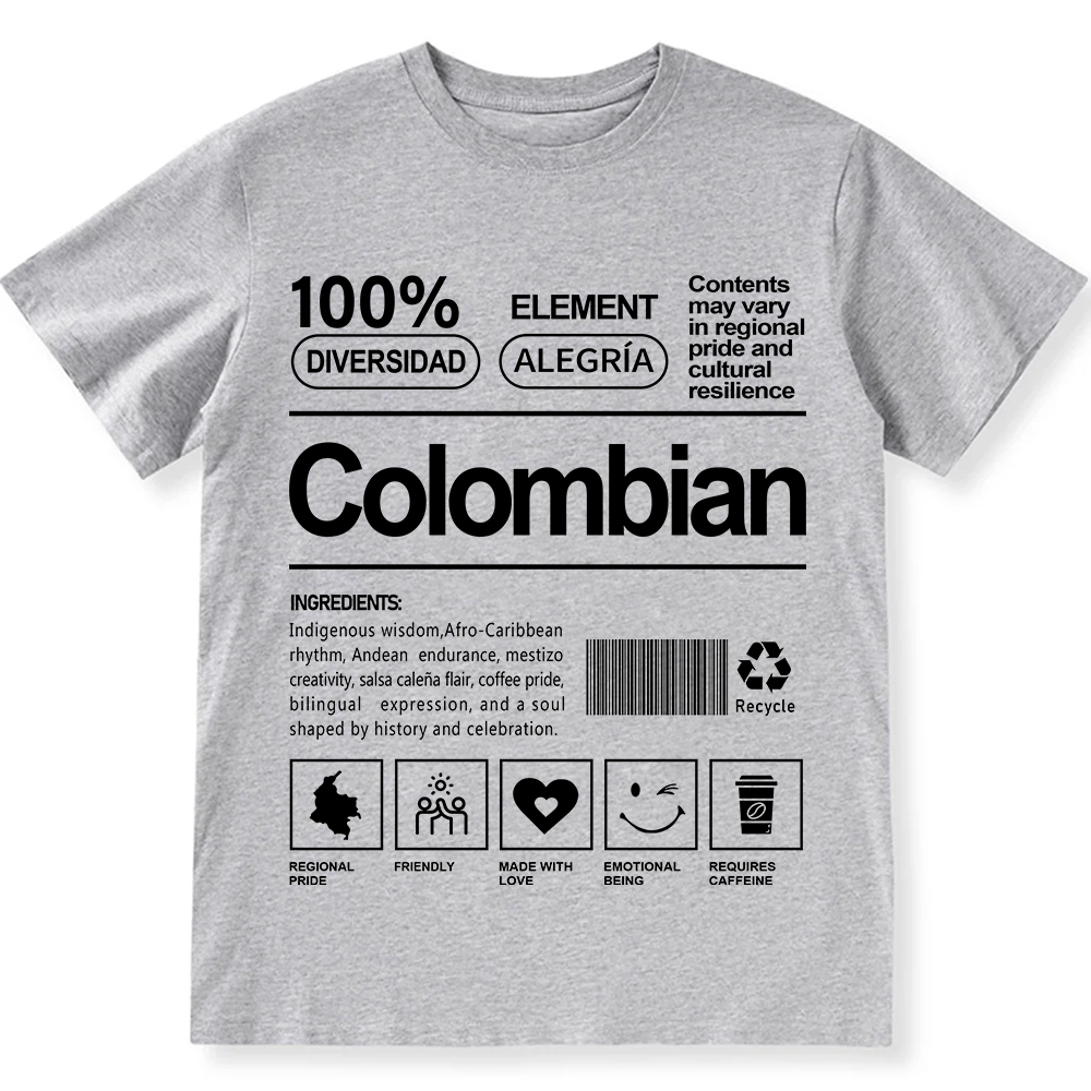 Colombian Unisex Fit  Cotton T-Shirt wearishow