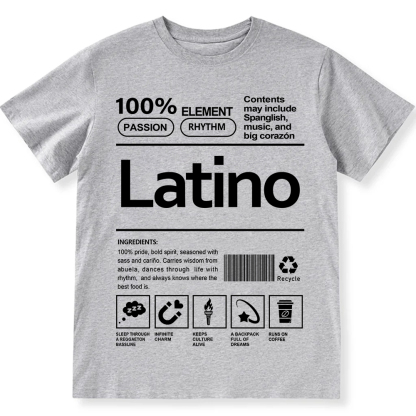 Latino Unisex Fit  Cotton T-Shirt wearishow