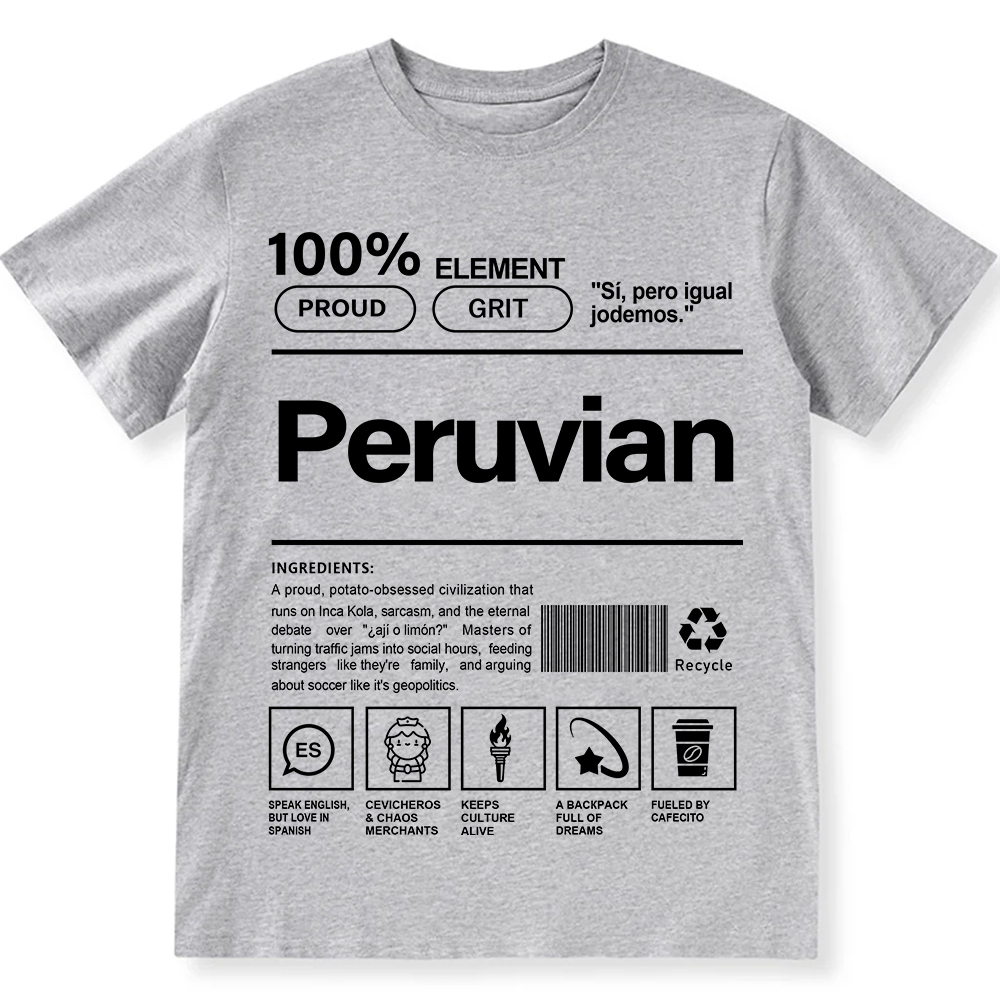 Peruvian Unisex Fit  Cotton T-Shirt wearishow