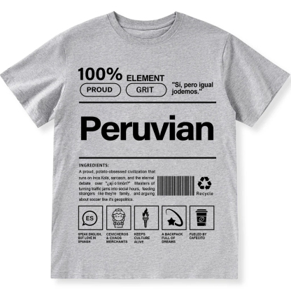 Peruvian Unisex Fit  Cotton T-Shirt wearishow