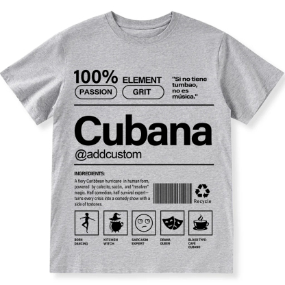 Cubana Addcustom Unisex Fit  Cotton T-Shirt wearishow