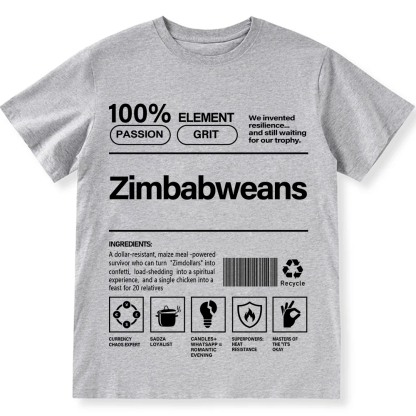 Zimbabweans Unisex Fit  Cotton T-Shirt wearishow