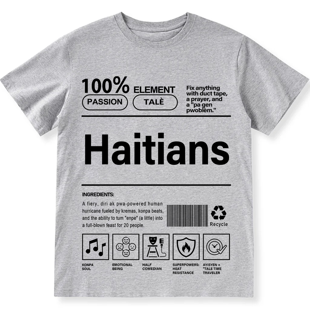 Haitians Unisex Fit  Cotton T-Shirt wearishow