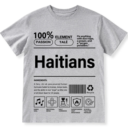 Haitians Unisex Fit  Cotton T-Shirt wearishow