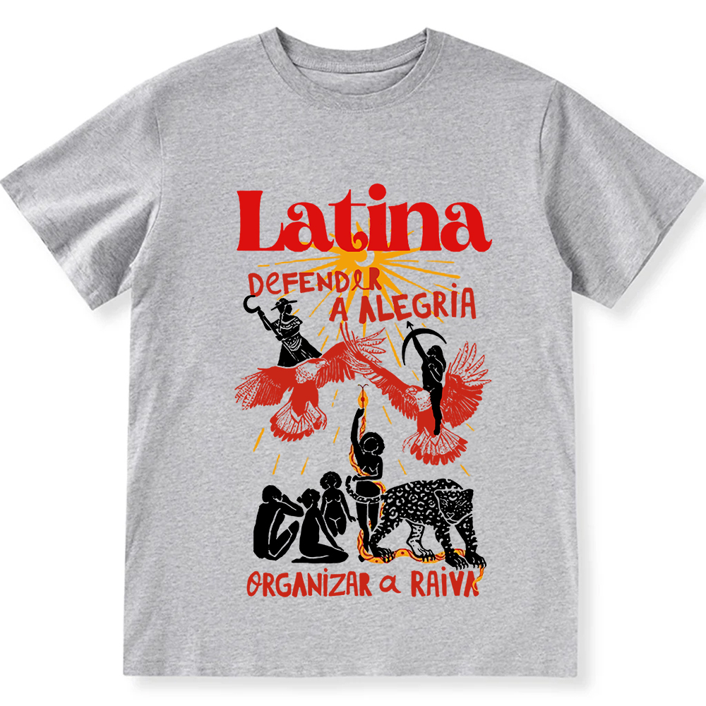 Latina Unisex Fit  Cotton T-Shirt wearishow