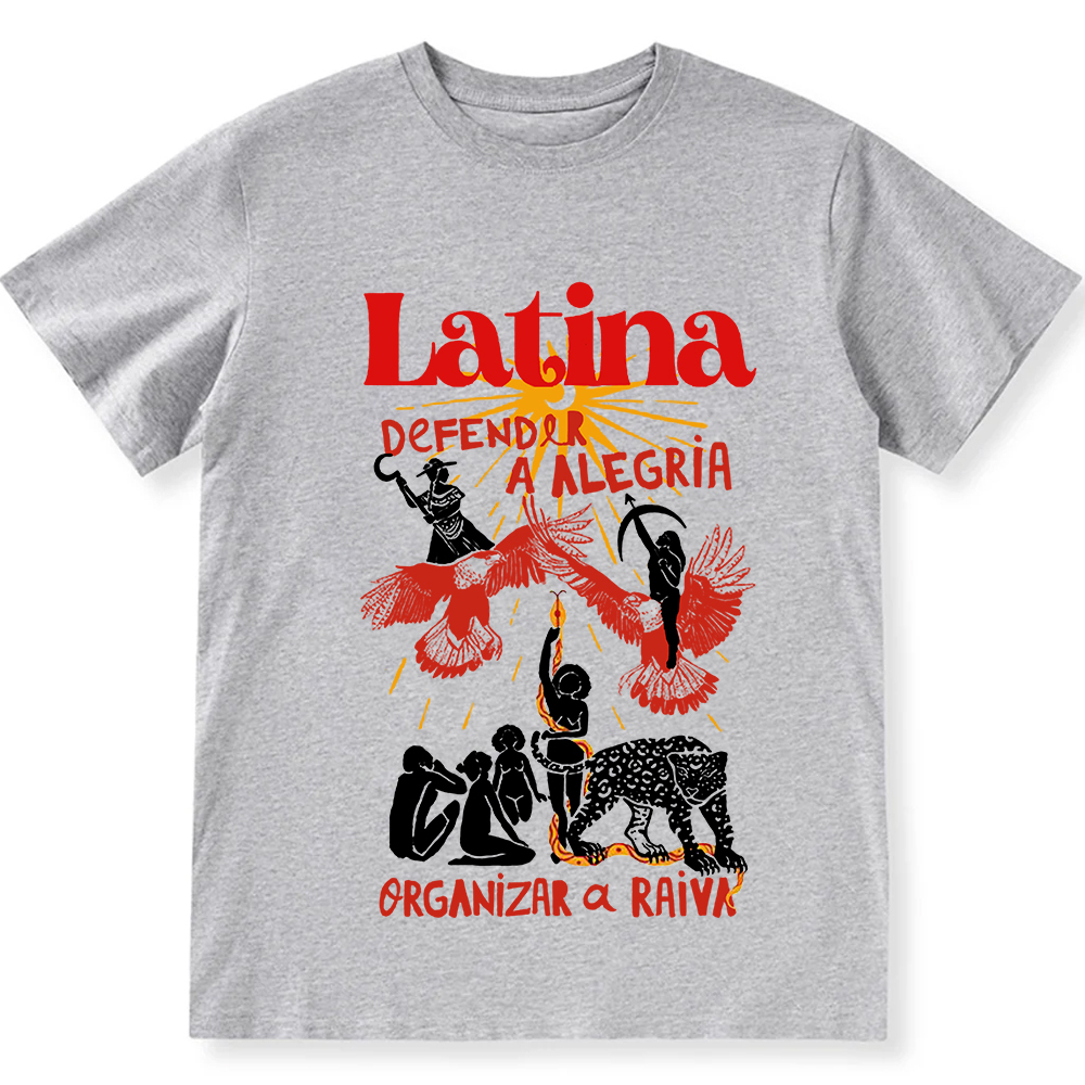 Latina Unisex Fit  Cotton T-Shirt wearishow