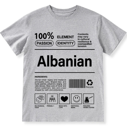 Albanian Unisex Fit  Cotton T-Shirt wearishow