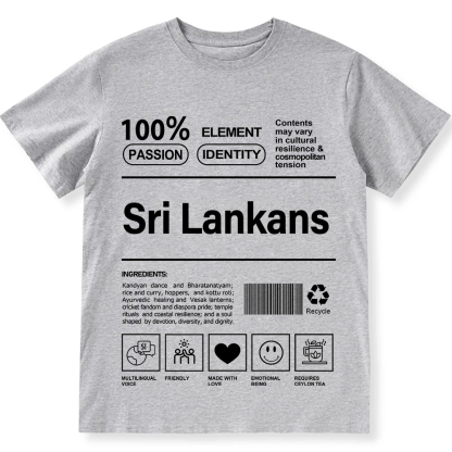 Sri Lankans Unisex Fit  Cotton T-Shirt wearishow