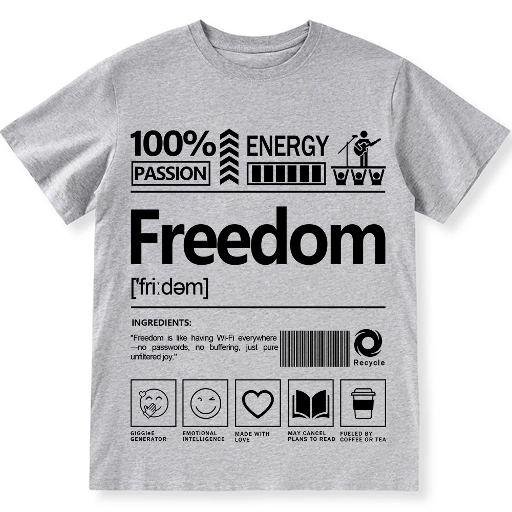 Freedom Unisex Fit T-Shirt wearishow