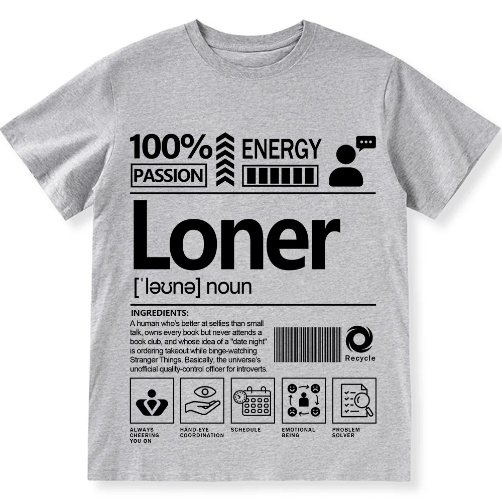Loner Unisex Fit T-Shirt wearishow
