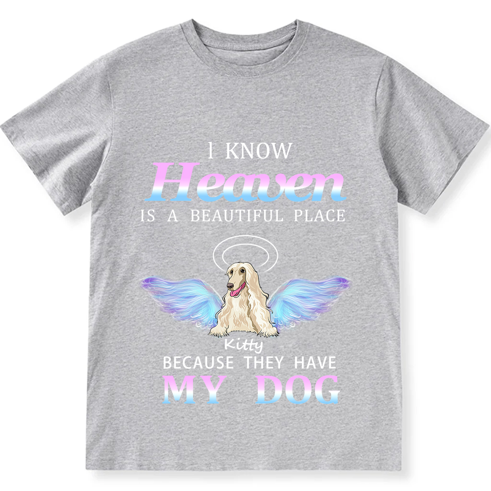 Heaven Is A Beautiful Place  - Personalized Custom Unisex T-shirt