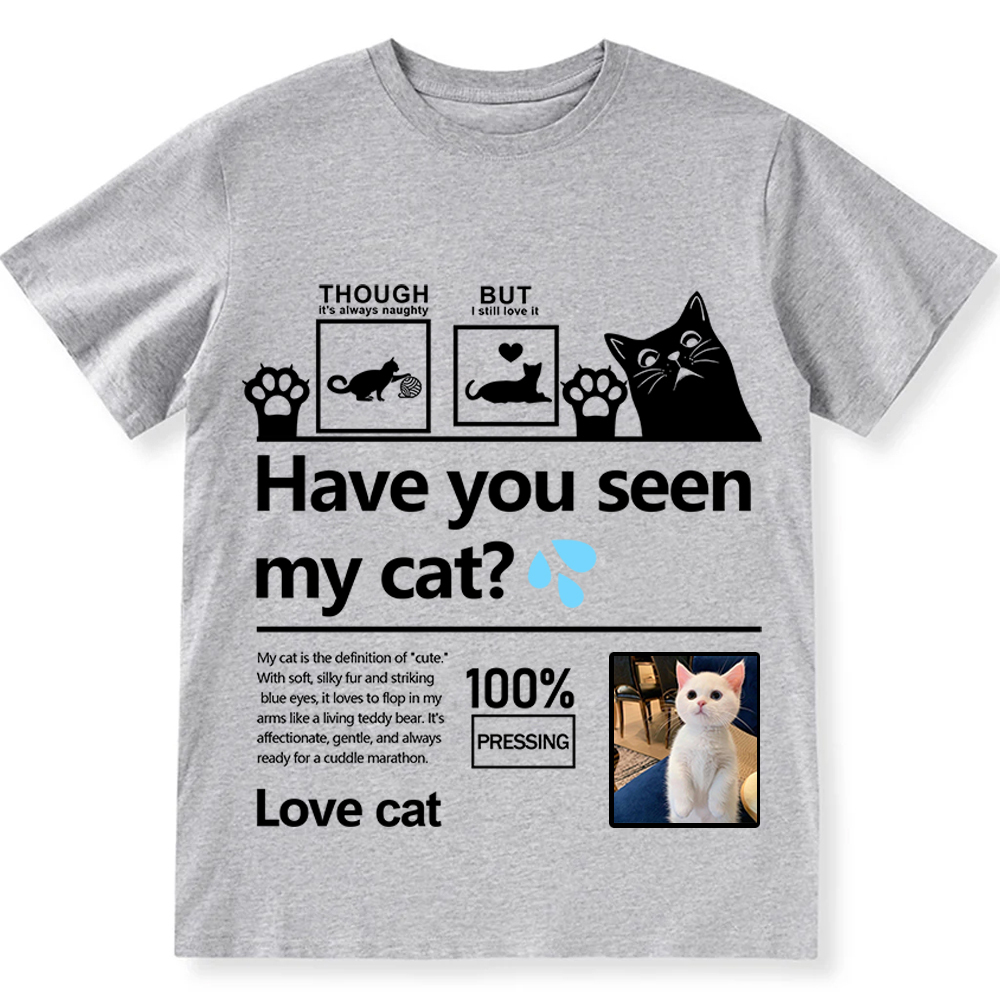 Cat Trick Customized Unisex Fit Cotton T-Shirt wearishow