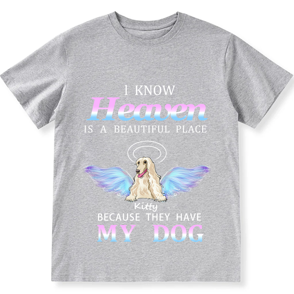 Heaven Is A Beautiful Place  - Personalized Custom Unisex T-shirt