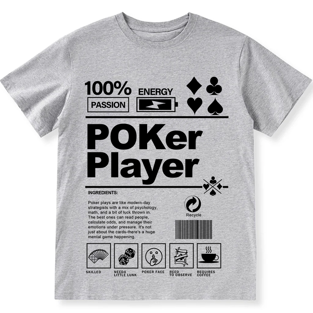 Poker Player Unisex Fit Cotton T-Shirt wearishow