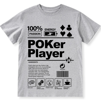Poker Player Unisex Fit Cotton T-Shirt wearishow