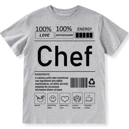 Chef Unisex Fit Cotton T-Shirt wearishow