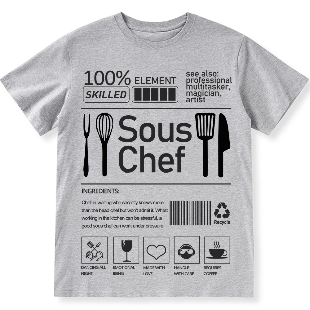 sous chef  Unisex Fit Cotton T-Shirt wearishow