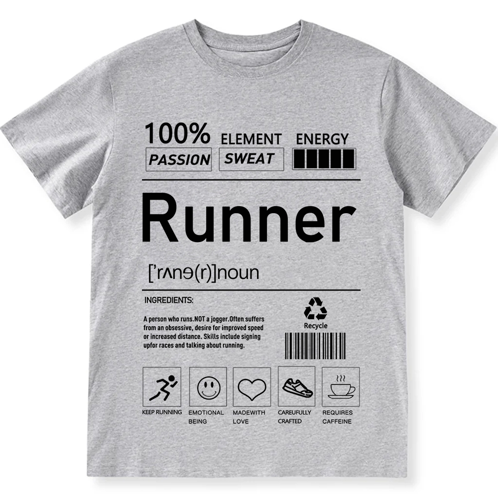 Runner  Unisex Fit Cotton T-Shirt wearishow