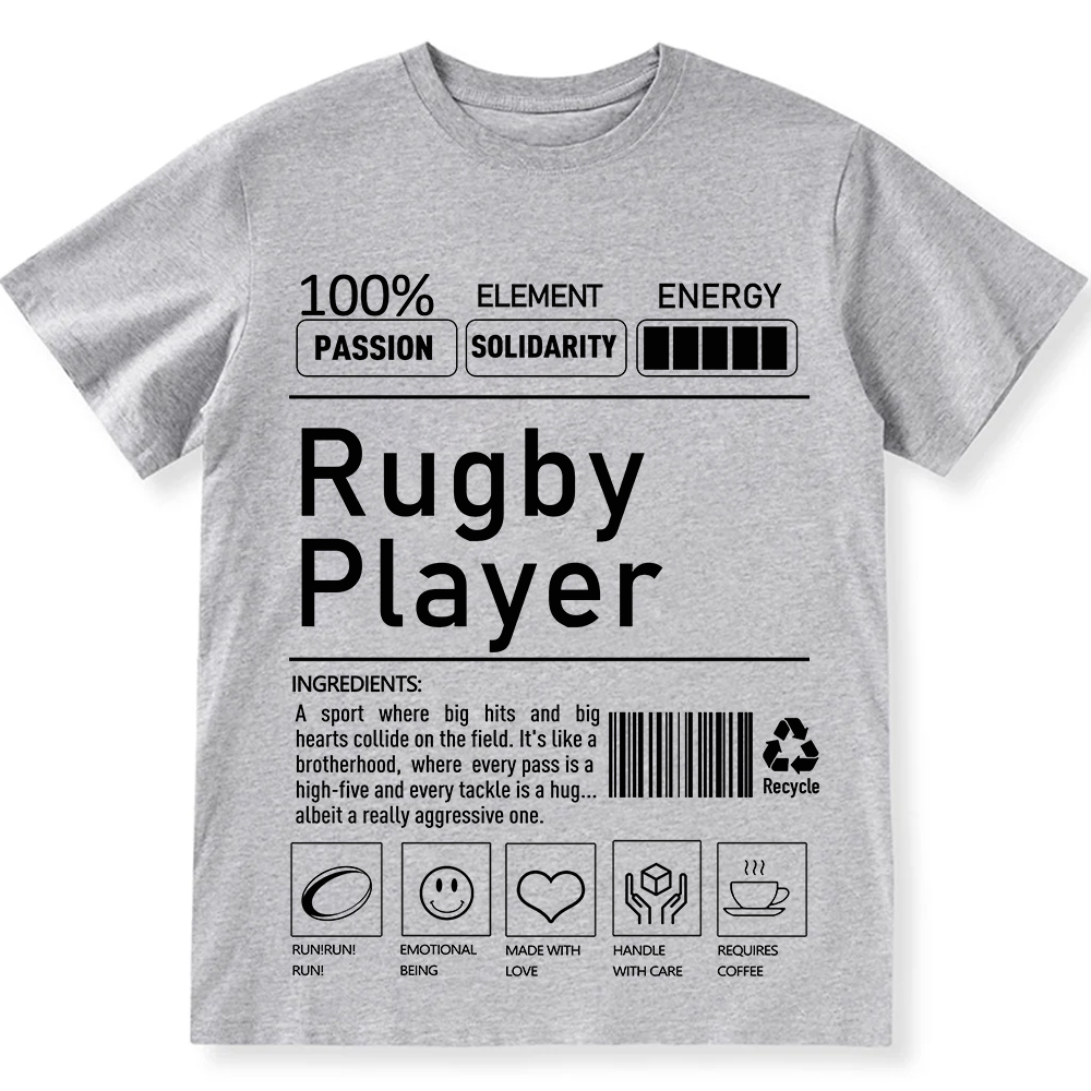 Rugby Player Unisex Fit Cotton T-Shirt wearishow