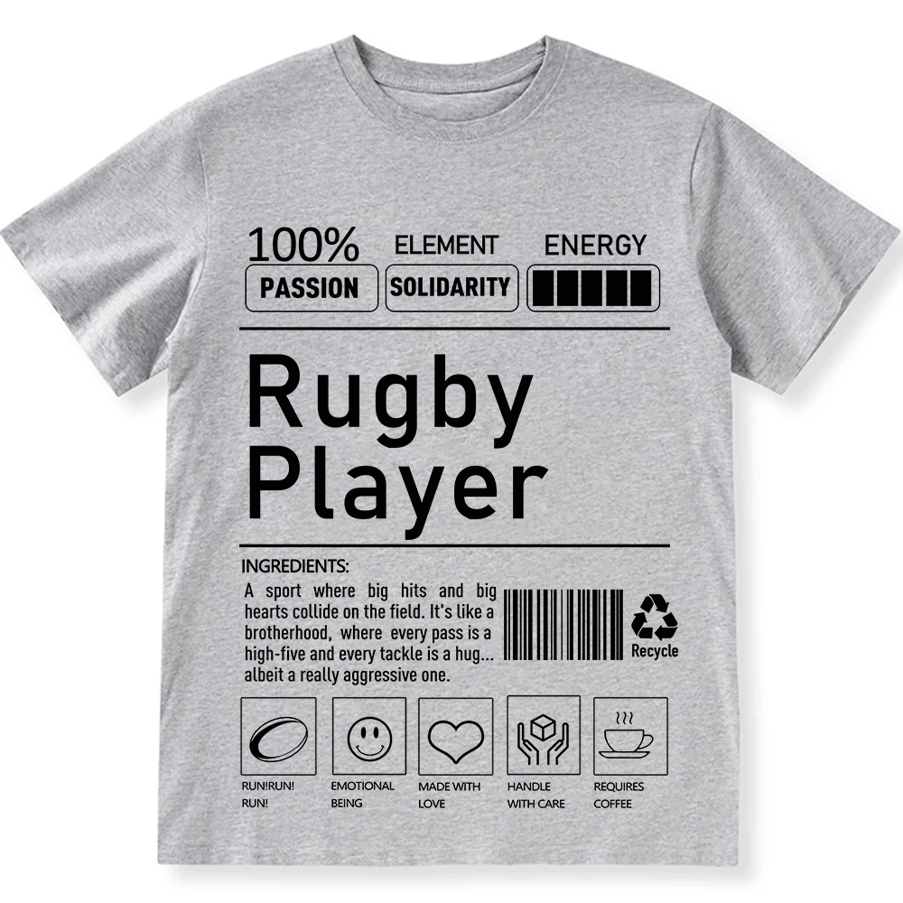 Rugby Player Unisex Fit Cotton T-Shirt wearishow