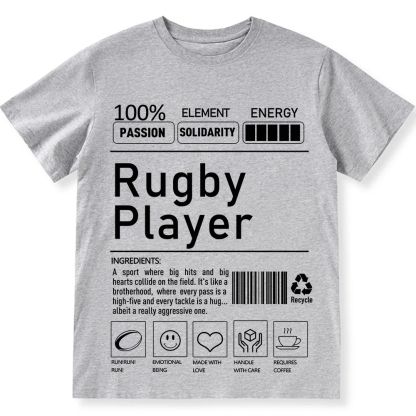 Rugby Player Unisex Fit Cotton T-Shirt wearishow