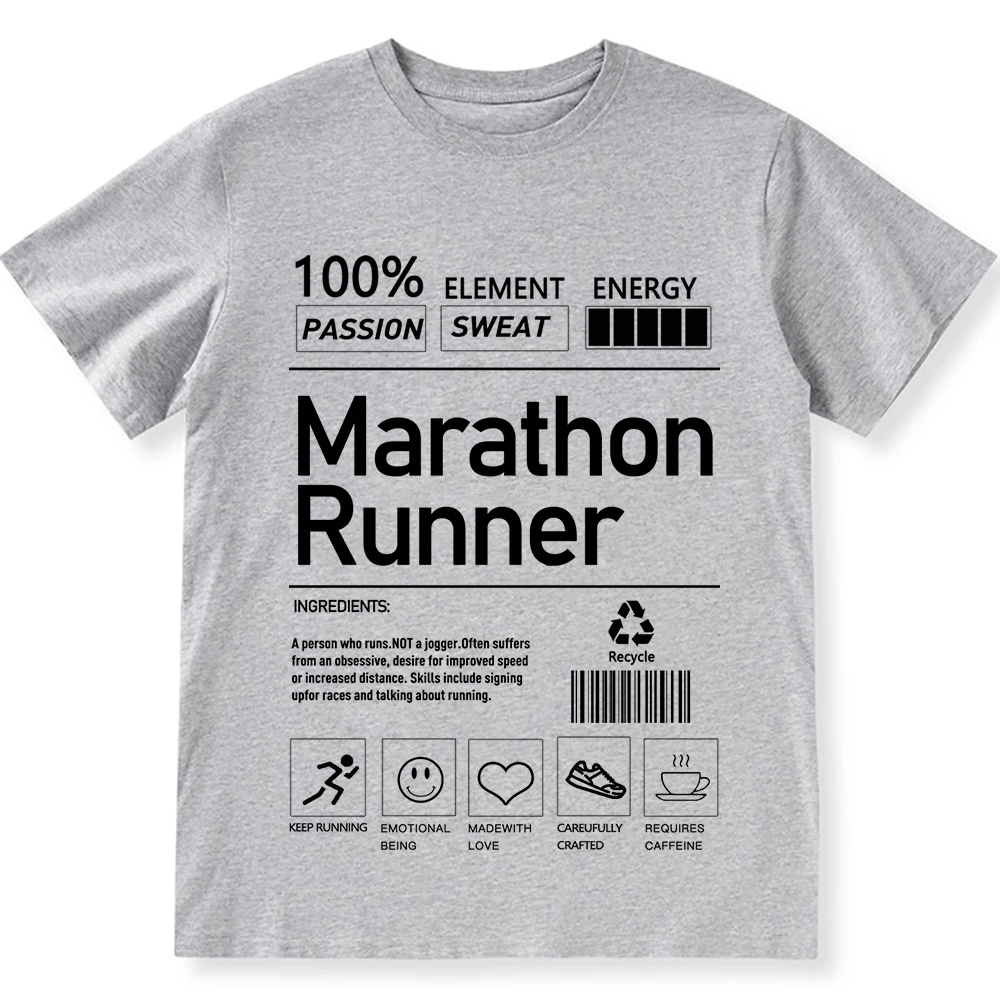 Marathon Runner  Unisex Fit Cotton T-Shirt wearishow