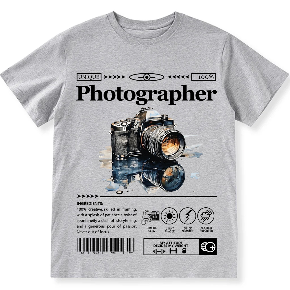 Photographer Unisex Fit Cotton T-Shirt wearishow