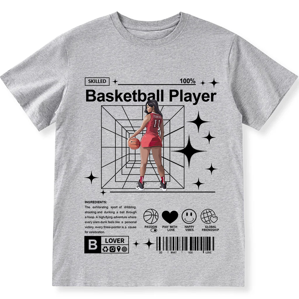 Basketball Player Unisex Fit Cotton T-Shirt wearishow