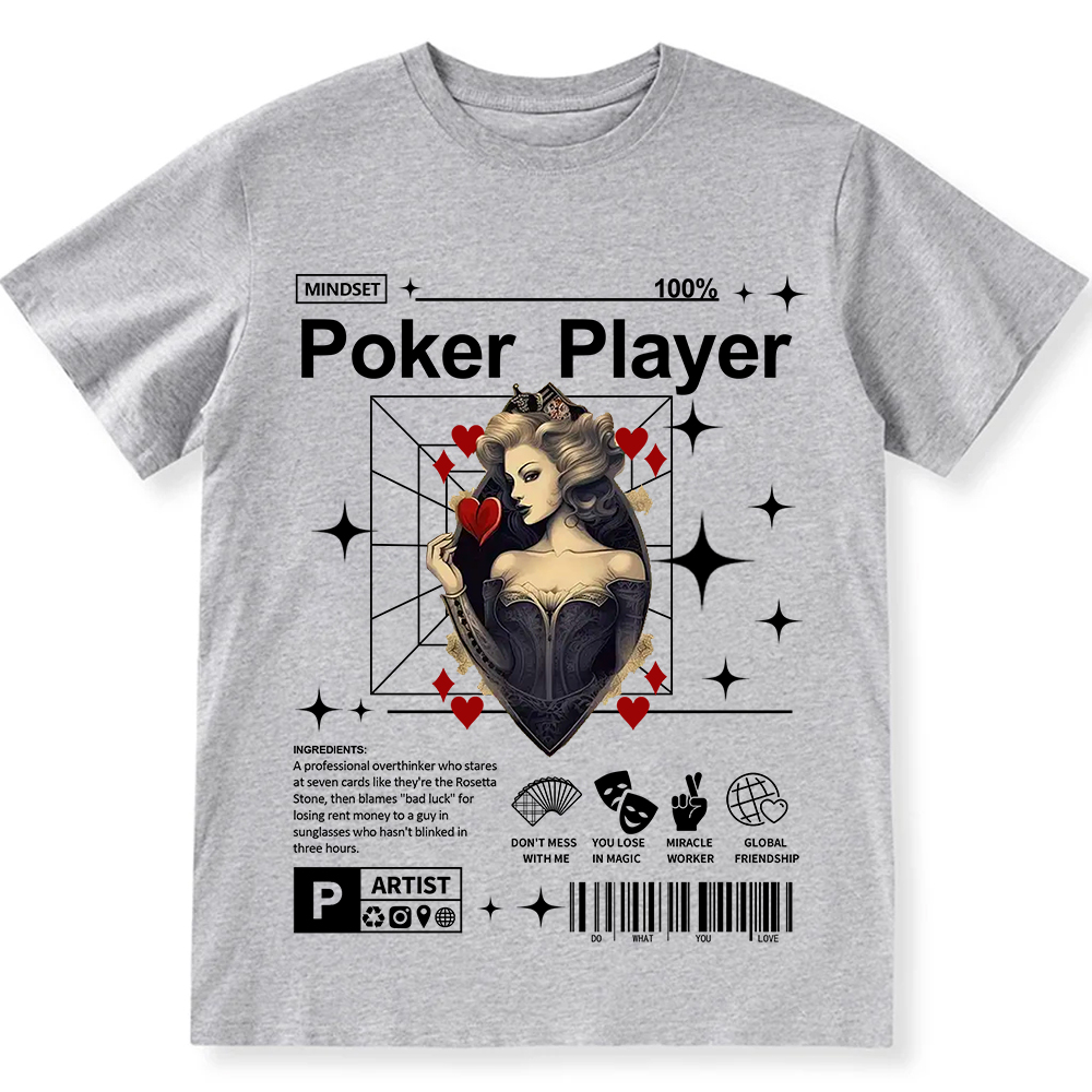Poker Player Unisex Fit Cotton T-Shirt wearishow