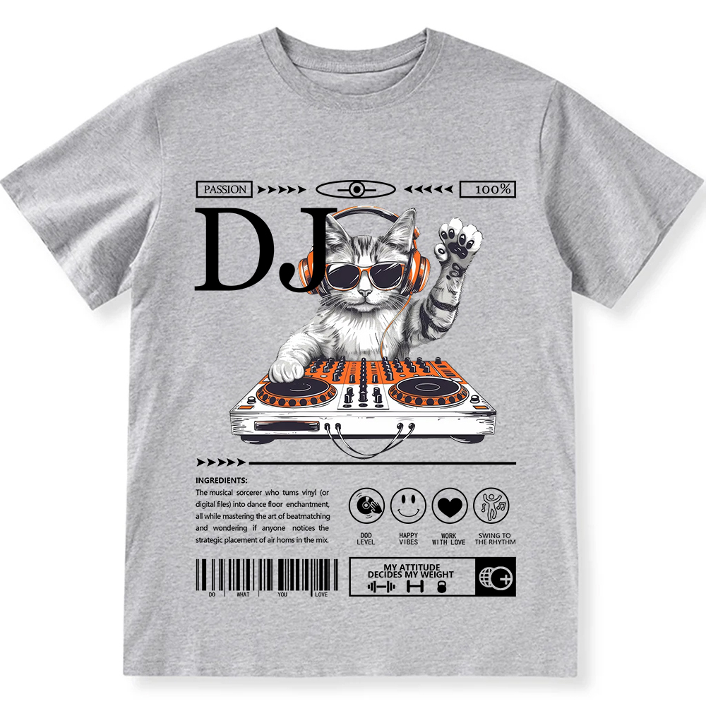 DJ Unisex Fit Cotton T-Shirt wearishow