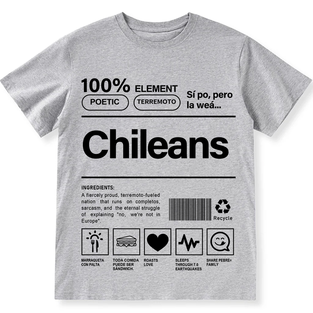 Chileans Unisex Fit  Cotton T-Shirt wearishow