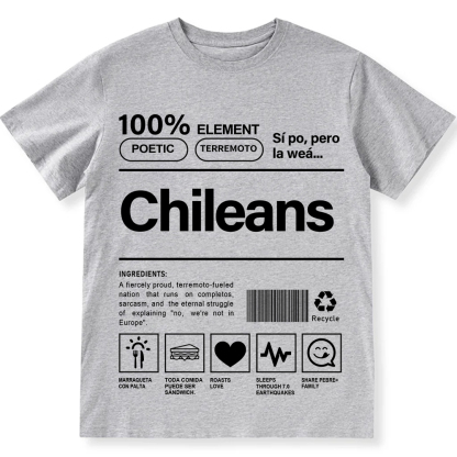 Chileans Unisex Fit  Cotton T-Shirt wearishow