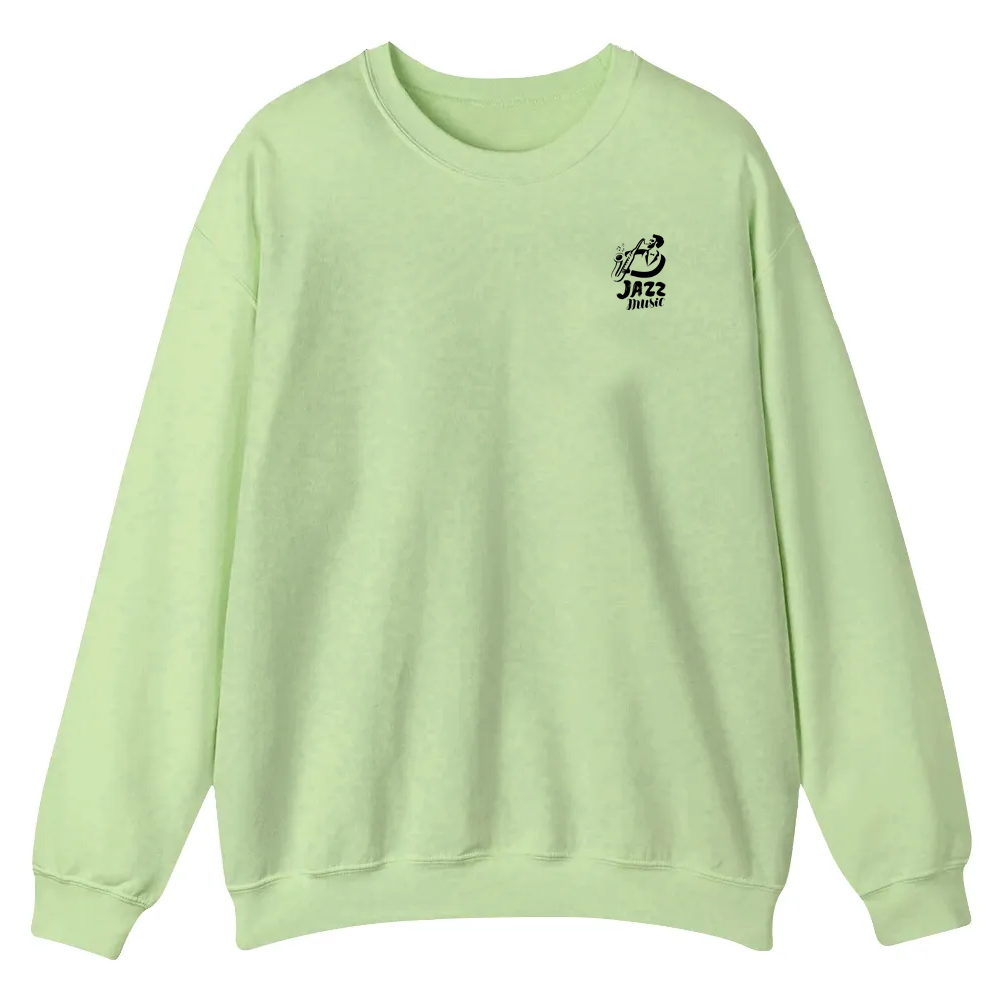 Saxophonist Unisex  Casual Crewneck Sweatshirt wearishow