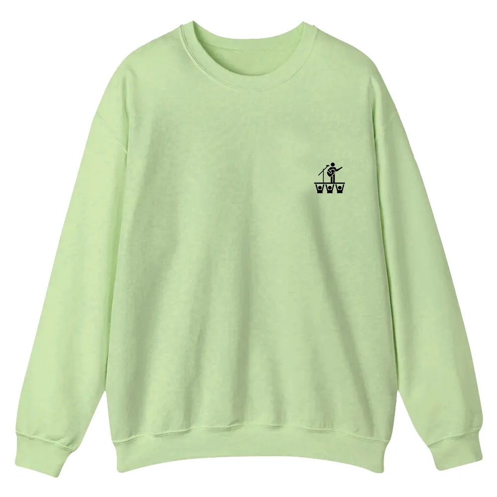 Festival Goer Casual Crewneck Sweatshirt wearishow