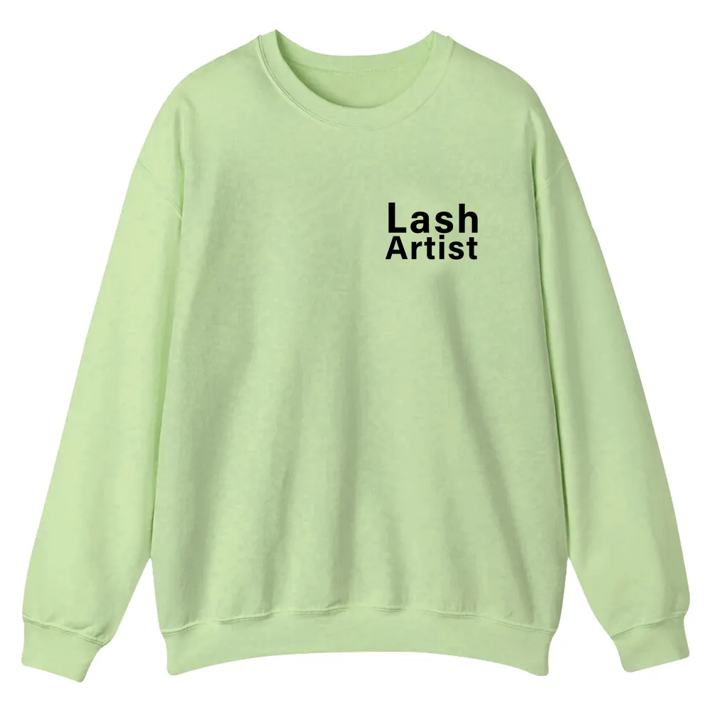 Lash Artist Casual Crewneck Sweatshirt wearishow